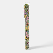 Colorful Abstract Wildflower Garden iPhoneケース (左側面)