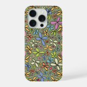 Colorful Abstract Wildflower Garden iPhoneケース (裏面)