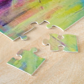 Colorful Abstract Women  ジグソーパズル (側面)