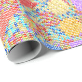 Colorful Acrylic Painting  ラッピングペーパー (ロールコーナー)