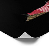 Colorful African Woman Poster ポスター (角)