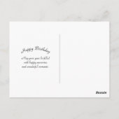 Colorful Alaska Landscape Birthday ポストカード (裏面)