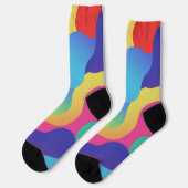 Colorful Amorphous Shapes ソックス (左)