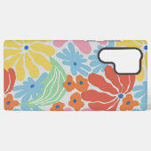 Colorful and Bright Abstract Floral Samsung Galaxyケース (裏面横)