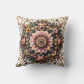 Colorful and Floral Throw Pillows クッション (裏面)