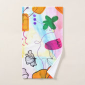 Colorful and fun bath towels! バスタオルセット (ハンドタオル)