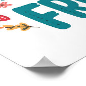 Colorful and Uplifting Kindness Slogan ポスター (角)