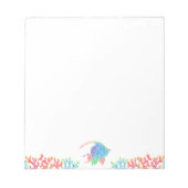 Colorful Angelfish and Coral Notepad ノートパッド (正面)