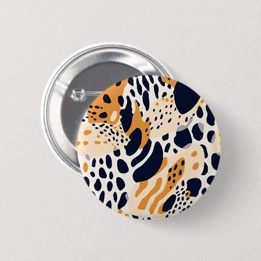 Colorful Animal Print 12 缶バッジ (正面&裏面)