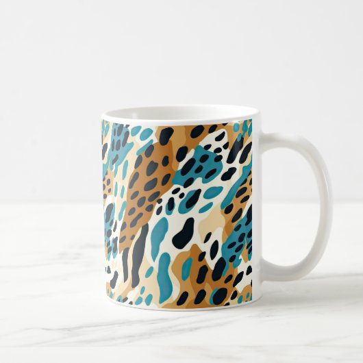 Colorful Animal Print Mug 09 コーヒーマグカップ (右)
