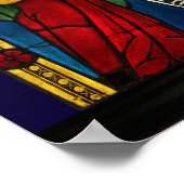 Colorful Annunciation With Mary And Gabriel ポスター (角)