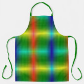 colorful apron with a gradient pattern エプロン (正面)