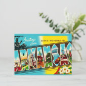 Colorful Arkansas Greeting Moving Announcement シーズンカード (スタンド正面)