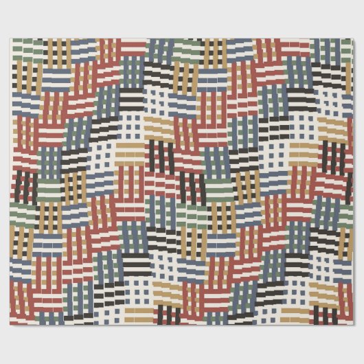 Colorful Art Nouveau Pattern  ラッピングペーパー (フラット)