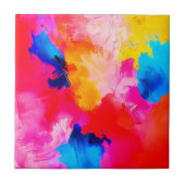 colorful  artistic patches  タイル (正面)