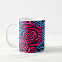 Colorful artNouveau pattern  コーヒーマグカップ
