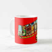 Colorful Asheville NC Mug コーヒーマグカップ (正面左)