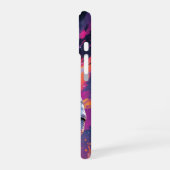 Colorful Astronaut Space Exploration Galaxy Nebula iPhone 16ケース (左側面)