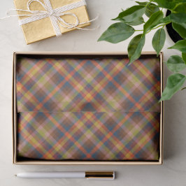 Colorful Autumn And Winter Colored Stripes Pattern 薄葉紙