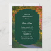 Colorful Autumn Day Engagement Party 招待状 (正面)