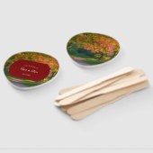 Colorful Autumn Day Wedding ハンドファン (組立なし)