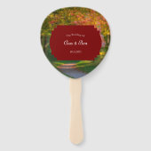 Colorful Autumn Day Wedding ハンドファン (正面)