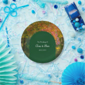 Colorful Autumn Day Wedding ペーパープレート (パーティー)