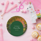 Colorful Autumn Day Wedding ペーパープレート (パーティー)