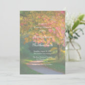 Colorful Autumn Day Wedding Celebration  招待状 (スタンド正面)