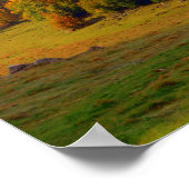 Colorful Autumn Landscape ポスター (角)