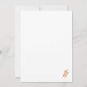 Colorful autumn leaves シーズンカード (裏面)