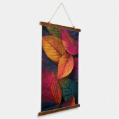 Colorful Autumn Leaves Botanical  吊り下げ型タペストリー (傾斜あり)