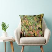 Colorful Autumn Leaves Pattern Throw Pillow クッション (椅子)
