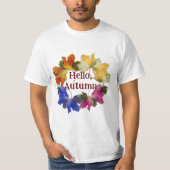 Colorful Autumn Leaves Tシャツ (正面)