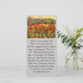 Colorful Autumn Reds and Oranges Prayer Card (スタンド正面)