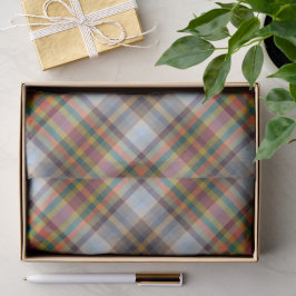 Colorful Autumn Winter Colored Stripes Pattern 薄葉紙