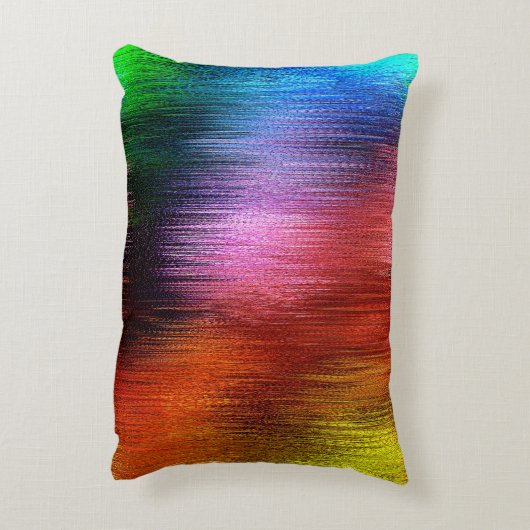 Colorful Background Pattern アクセントクッション (裏面(縦))