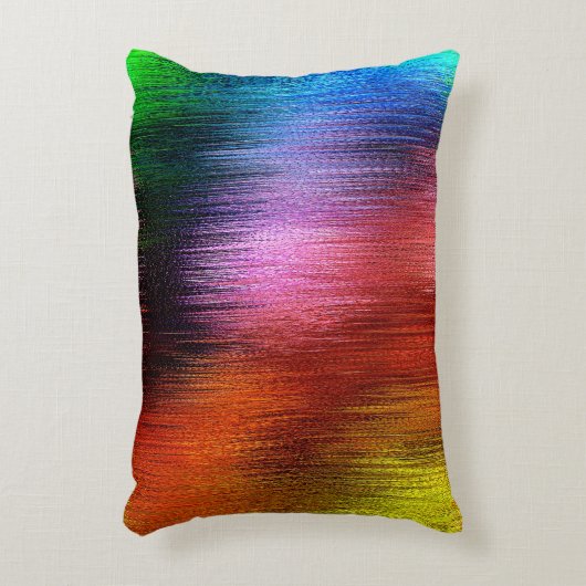 Colorful Background Pattern アクセントクッション (正面(垂直))