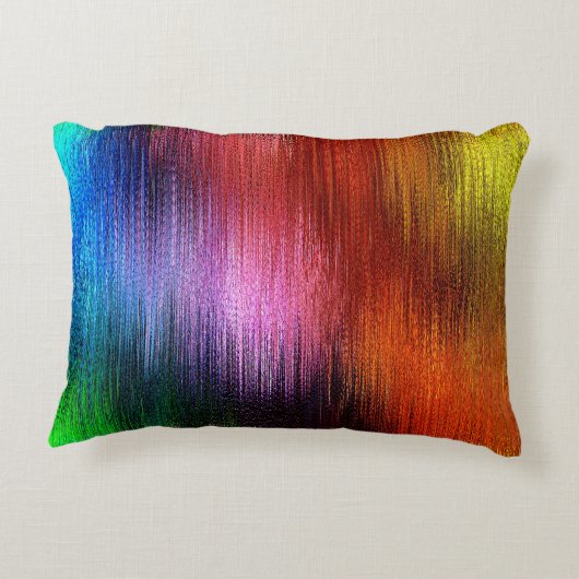 Colorful Background Pattern アクセントクッション (裏面)