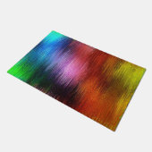 Colorful Background Pattern  ドアマット (アングル)