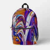 Colorful Backpack プリントバックパック (正面)