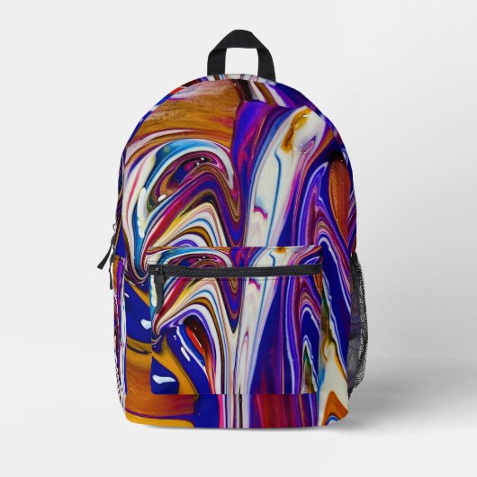 Colorful Backpack プリントバックパック (正面)
