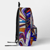 Colorful Backpack プリントバックパック (左)