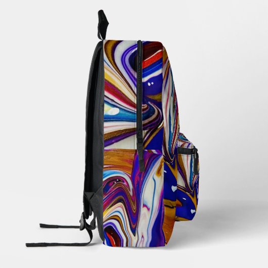Colorful Backpack プリントバックパック (左)