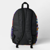 Colorful Backpack プリントバックパック (裏面)