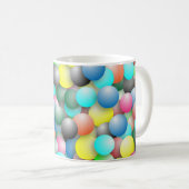 Colorful Balloons Banner コーヒーマグカップ (正面右)