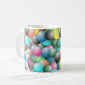 Colorful Balloons Banner コーヒーマグカップ (正面左)