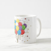 Colorful Balloons Mug Design コーヒーマグカップ (正面右)