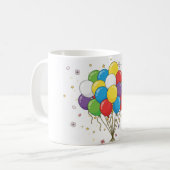 Colorful Balloons Mug Design コーヒーマグカップ (正面左)