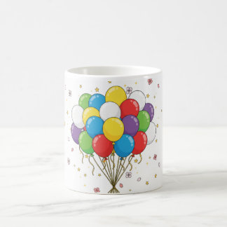 Colorful Balloons Mug Design コーヒーマグカップ
